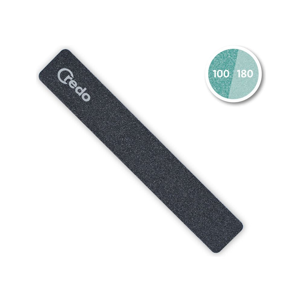Credo Profi nail file for artificial nails 180mm, black - 16Oz
