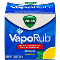 Vicks® VapoRub™ Lemon Scent – Cough Suppressant & Topical Analgesic (1.76 Oz)