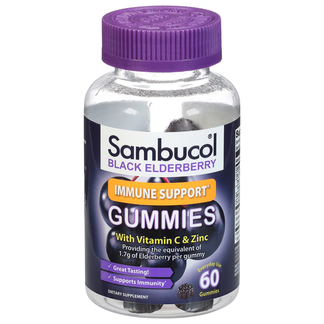 Sambucol Black Elderberry Immune Support Gummies