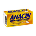 Anacin® Pain Reliever & Aid – 400mg Aspirin / 32mg Caffeine (100ct)