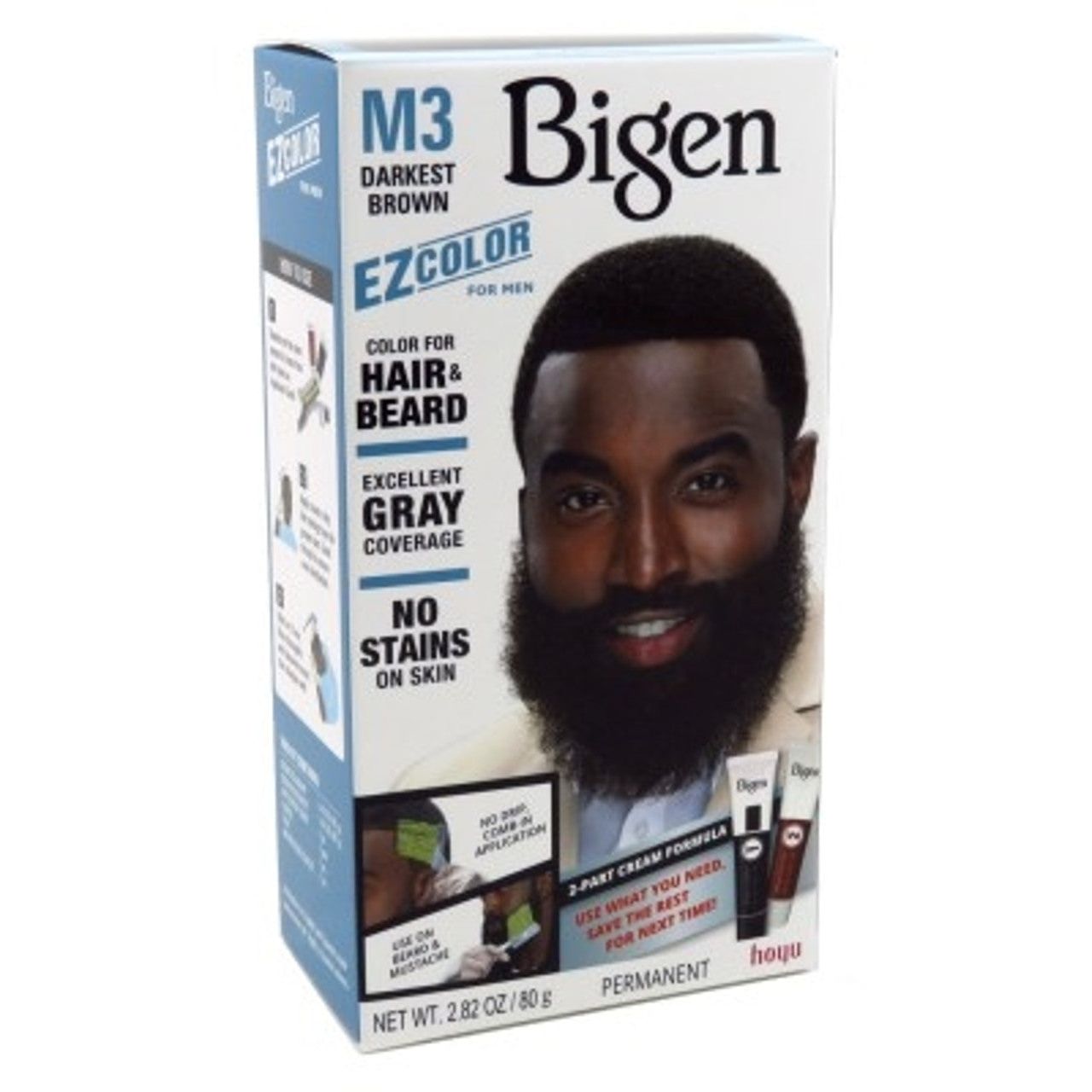 Bigen EZ Color For Men Darkest Brown Kit