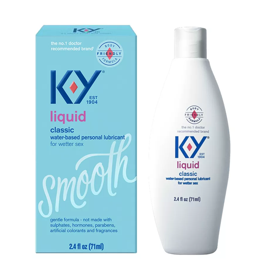 K-Y Personal Lubricant, Smooth, Classic, Liquid 2.4 Fl Oz