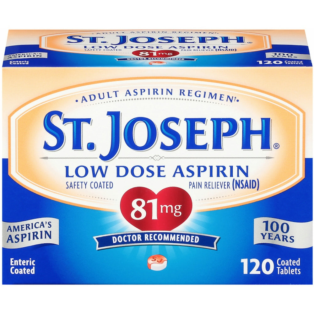 St. Joseph Low Dose Aspirin  Tablets 120 Ea