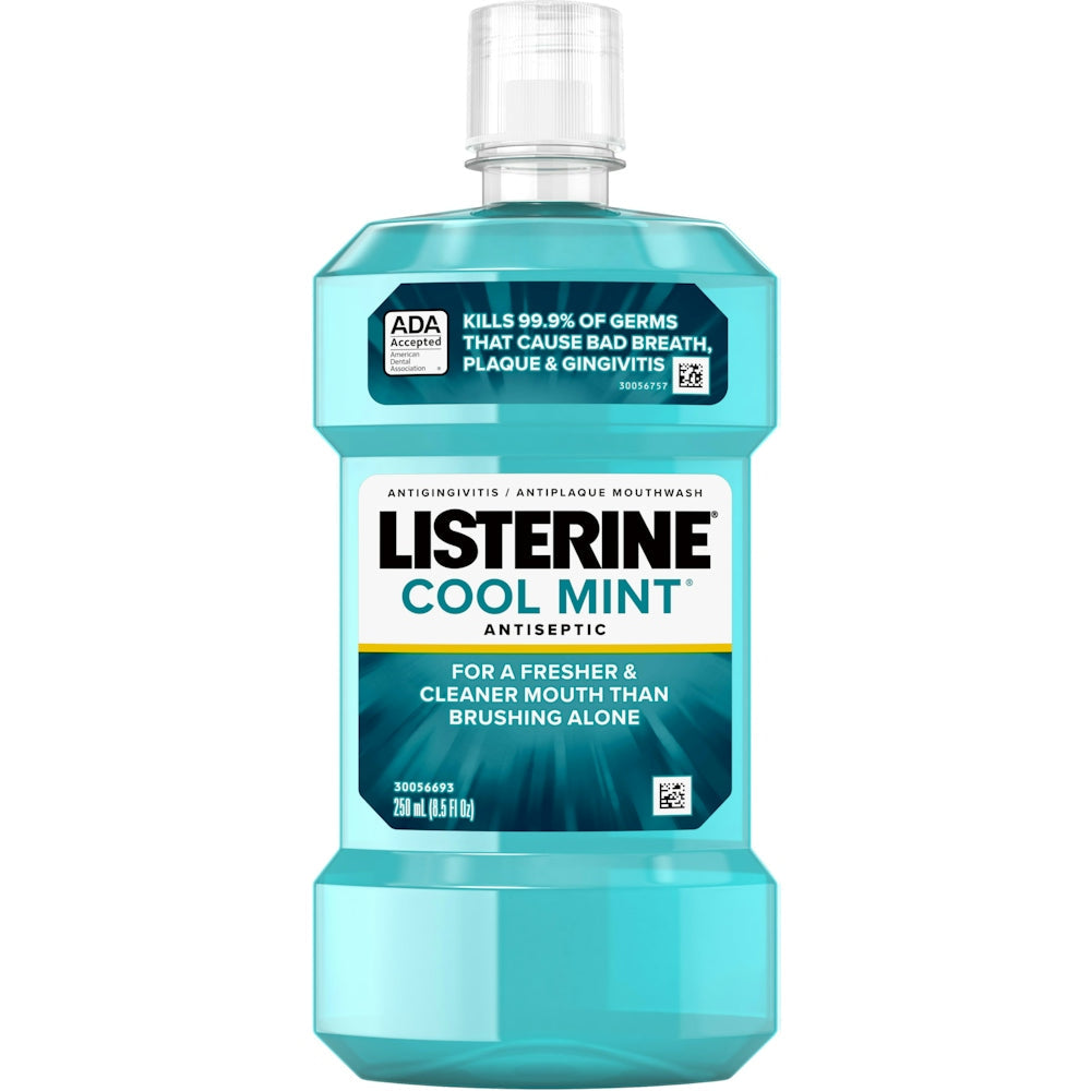 Listerine  Antiseptic  Cool Mint Mouthwash 8.5 Fl Oz