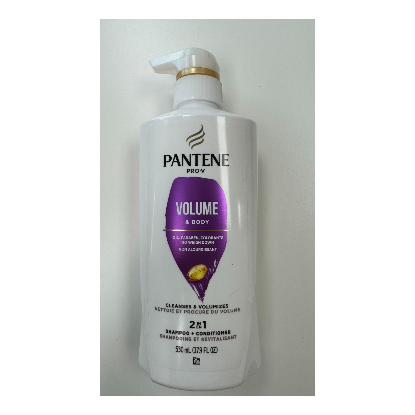 Pantene Pro-V Volume & Body 2 In 1 Shampoo & Conditioner (17.9 Fl Oz)