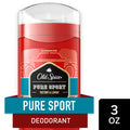 Old Spice Red Collection Deodorant For Men Aluminum Free Pure Sport Scent 3.0 Oz