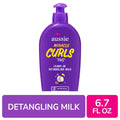 Aussie Miracle Curls With Coconut Oil Paraben Free Detangling Milk Treatment - 6.7 Fl Oz