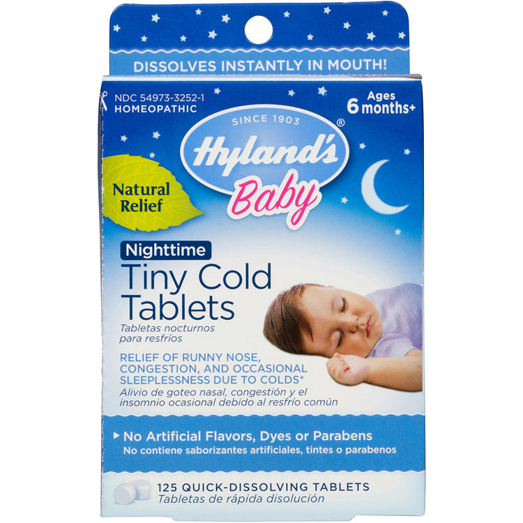 Hyland's Children's Baby Nighttime Tiny Cold Tablets - 125ct