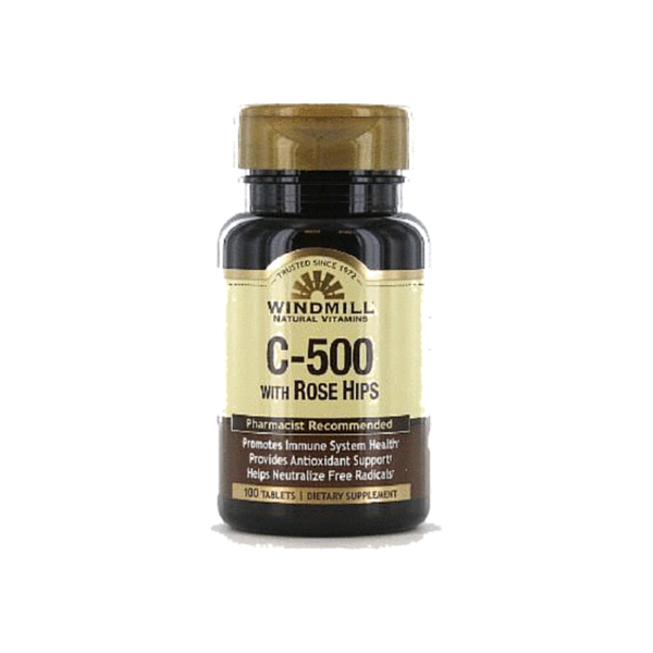 Windmill Vitamin C 500 Tablets 100Ct