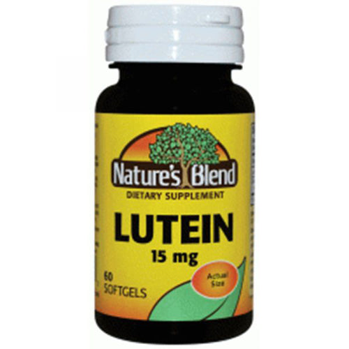 Nature's Blend Lutein, 15 Mg, 60 Softgels