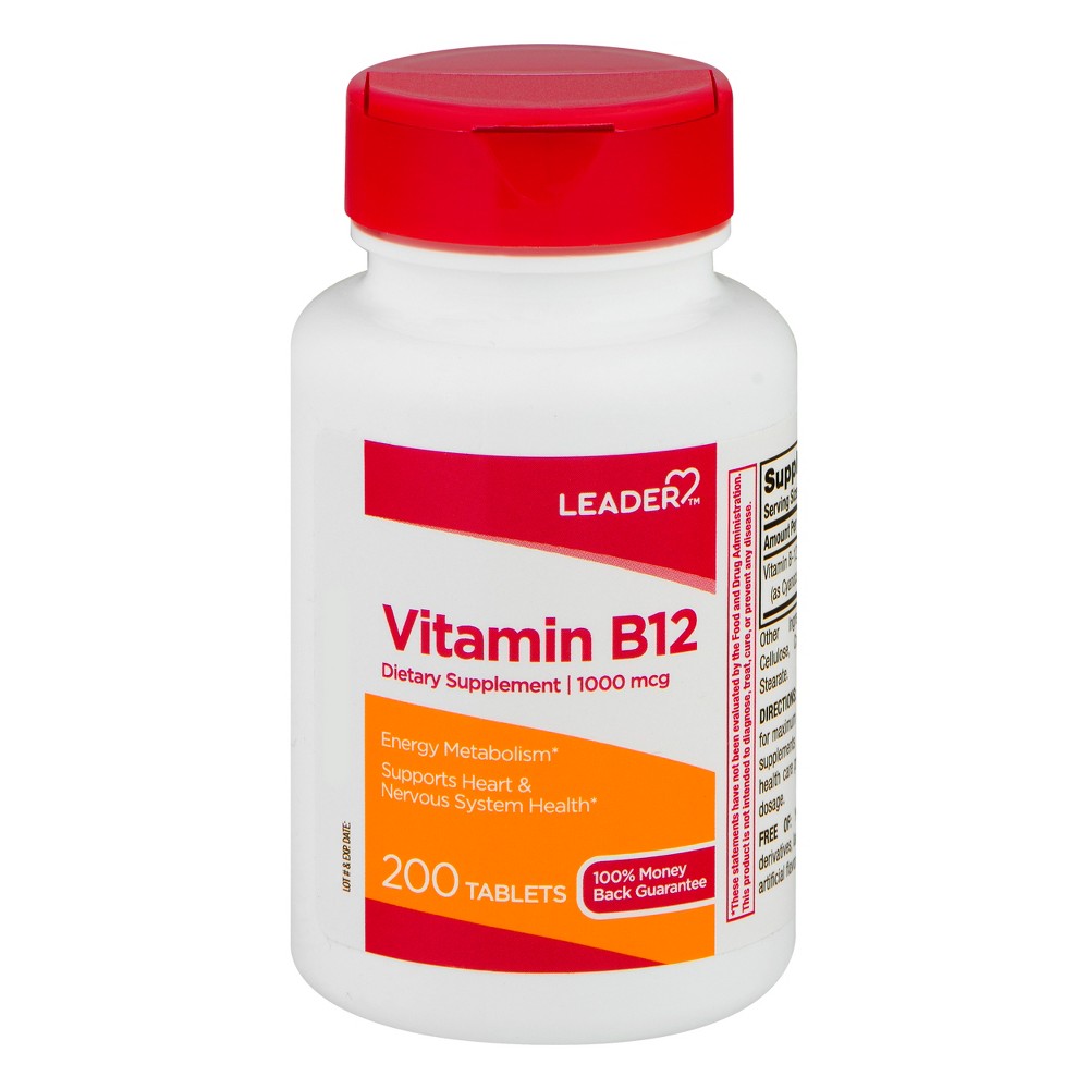 Leader (Tm) Vitamin B 12  1000 Mcg Tablet 200Ea