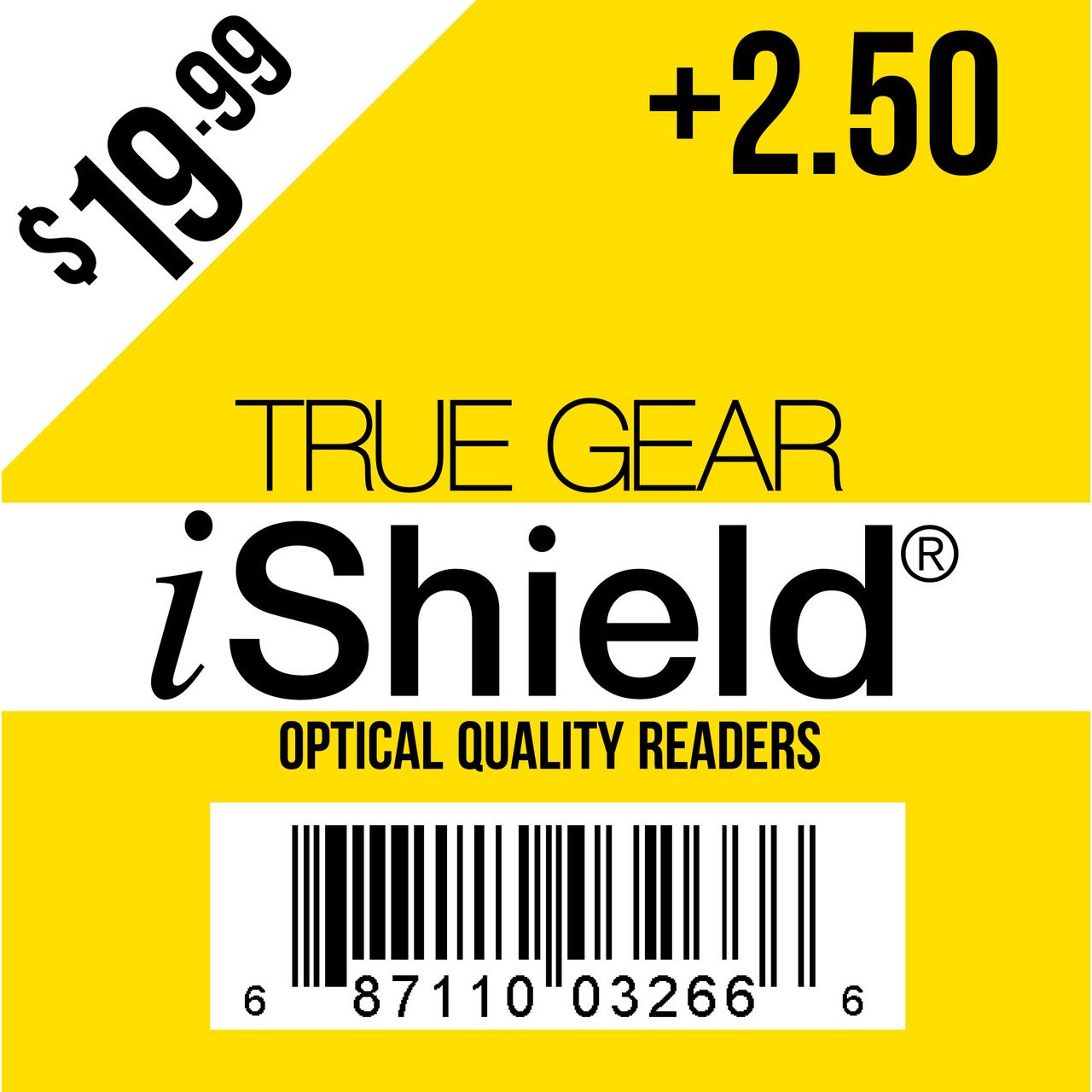 True Gear iShield Reading Glasses – Strength +2.50