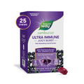 Nature's Way Sambucus Ultra Immune Juicy Burst Vitamins C D3 Elderberry Extract Berry Flavored Chews