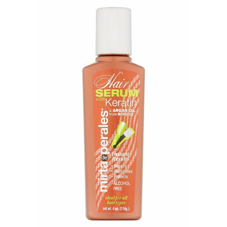 Mirta De Perales Hair Serum With Keratin & Argan Oil - 4 Oz