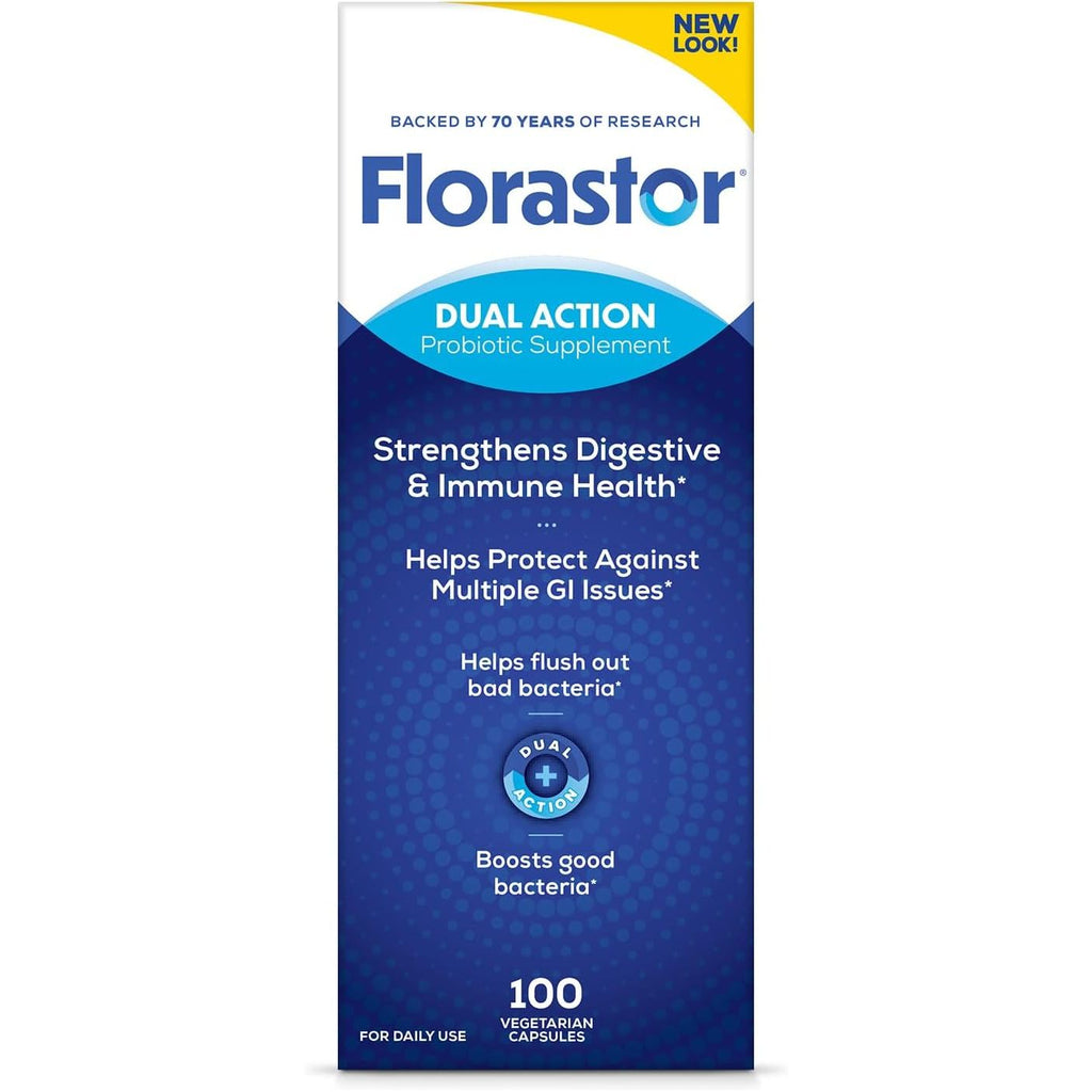 Florastor Daily Probiotic Supplement For Men & Women, 250 Mg, 100 Capsules