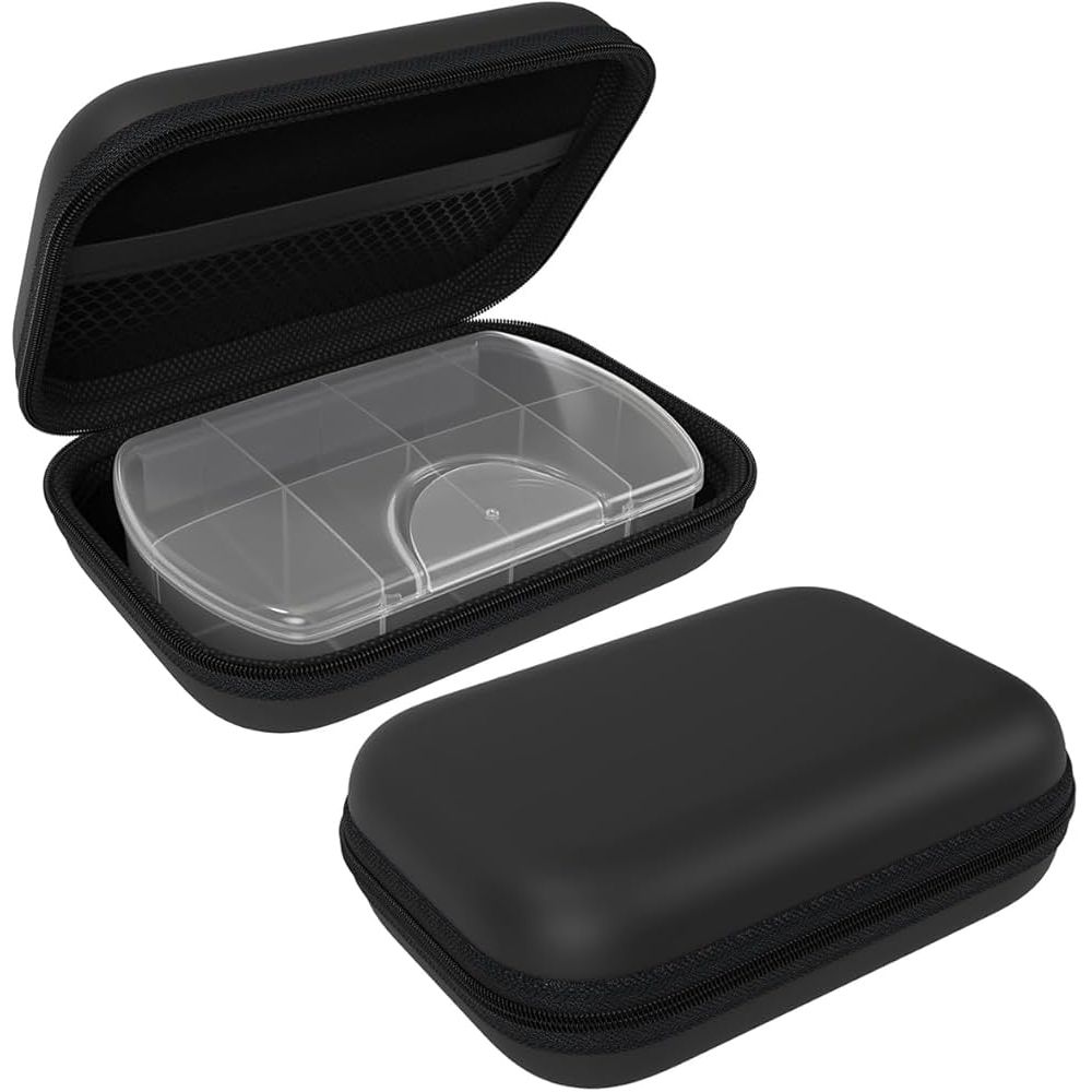 Ezy Dose Hard Shell Travel Pill Organizer Case