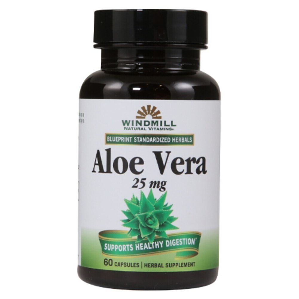 Windmill® Natural Vitamins Aloe Vera 25 mg – Herbal Supplement