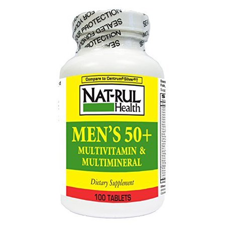 Nat-rul Health Mens 50+ Multivitamin And Multimineral