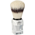 Omega Boar Bristle Shaving Brush With Stand Classy Square Handle #81020