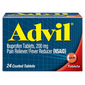 Advil Ibuprofen Pain Reliever/Fever Reducer, 200 Mg Coated Tablets