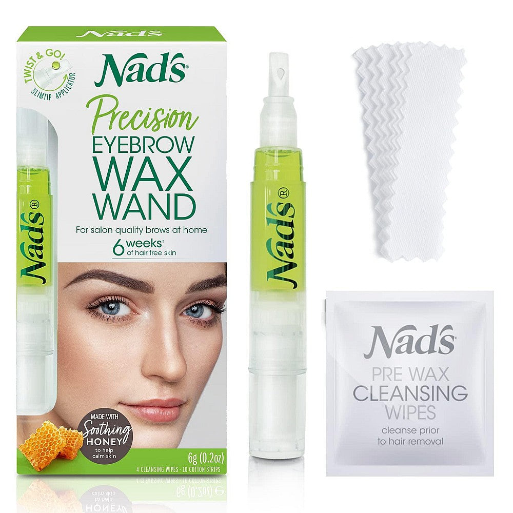 Nad's Hair Removal Facial Wand Eyebrow Shaper, 0.2 Oz