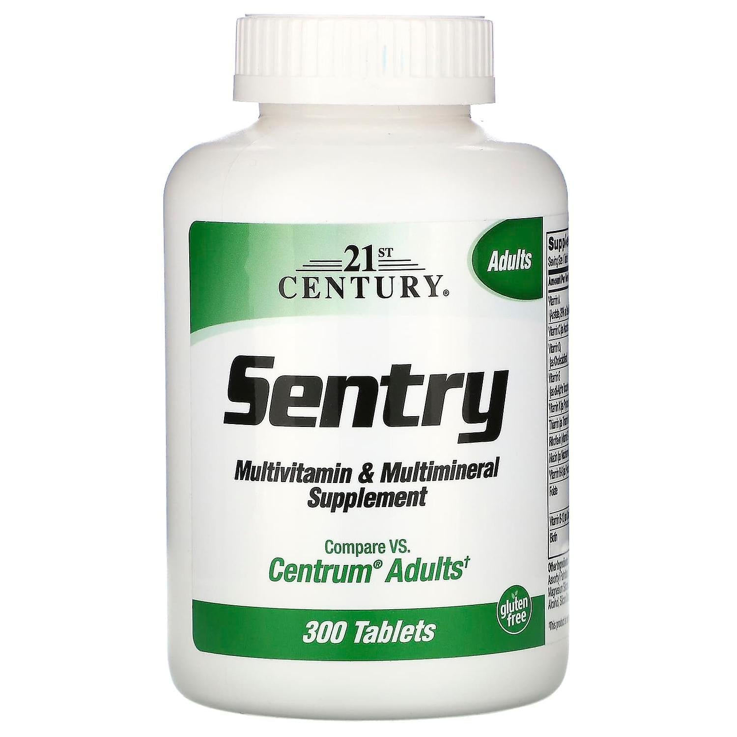 21st Century Sentry Multivitamin Tablets 300 Ct