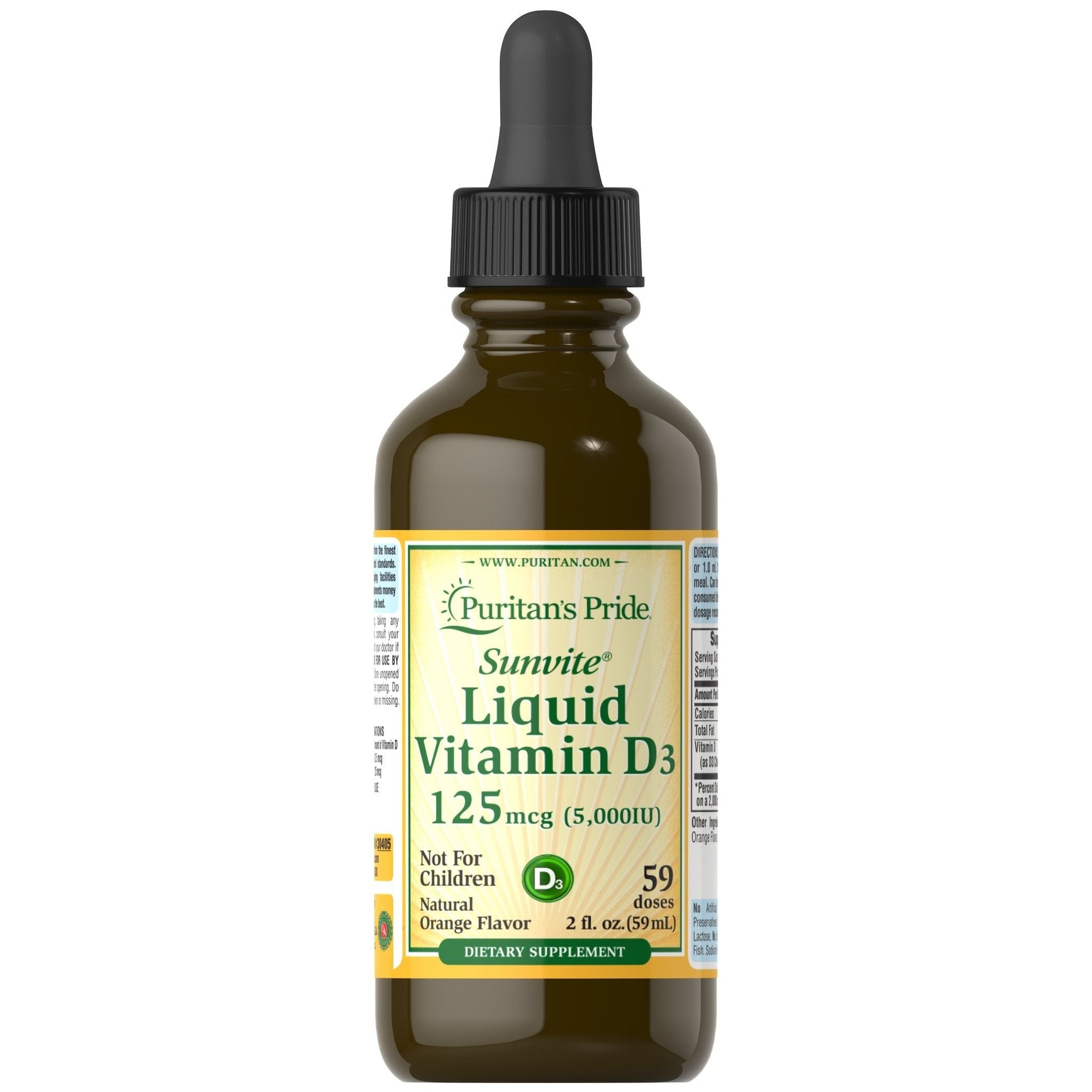 Nature's Truth Vitamin D3, 125 Mcg, Liquid 2 Fl Oz