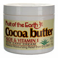Fruit of the Earth Cocoa Butter Skin Care Cream 4 Oz