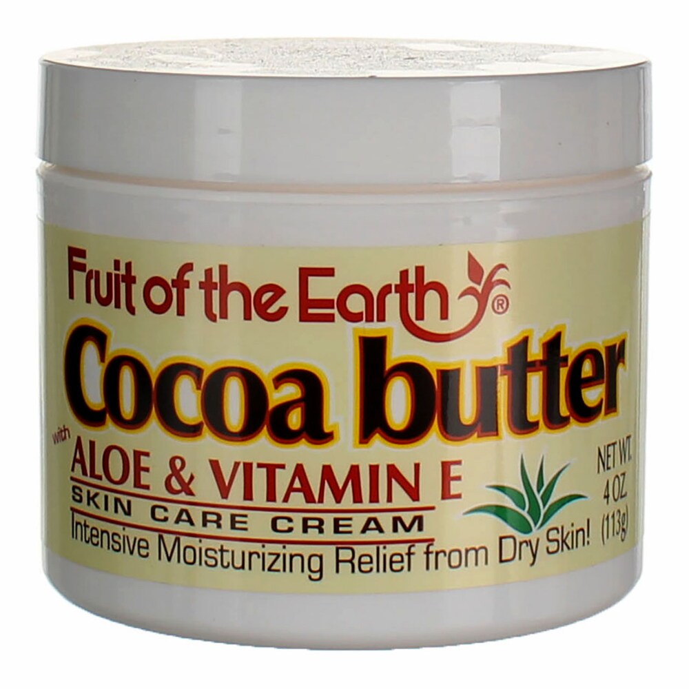 Fruit of the Earth Cocoa Butter Skin Care Cream 4 Oz