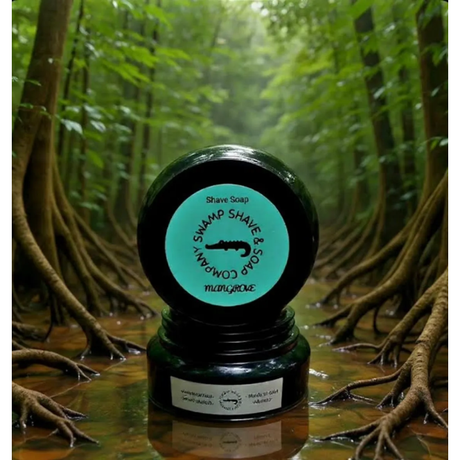 Swamp Shave & Soap Company Mangrove Shave Soap 4.2 Oz