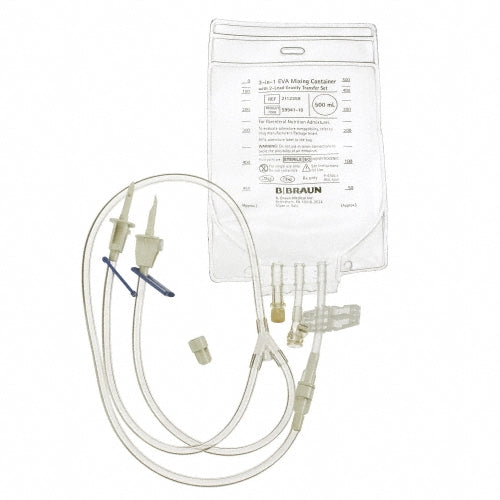 500 mL EVA TPN (Total Parenteral Nutrition) Bags, Case of 50