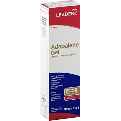 Leader™ Adapalene Gel 0.1% – Once-Daily Acne Treatment (15g)