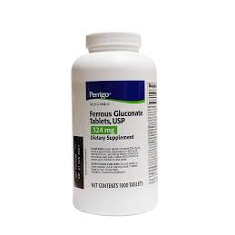 Ferrous Gluconate 324 mg – Iron Supplement (1000 Tablets)