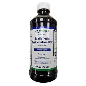 Guaifenesin Expectorant 100mg per 5mL, Chest Congestion Relief, 16 fl oz (473mL)